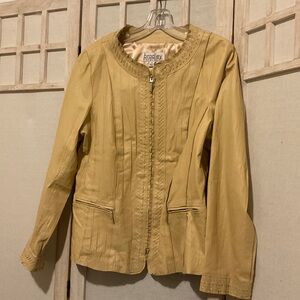 Bradley Gold Women's Leather Jacket